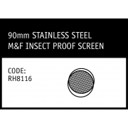 Marley Stainless Steel Insect Proof Screen - RH8116